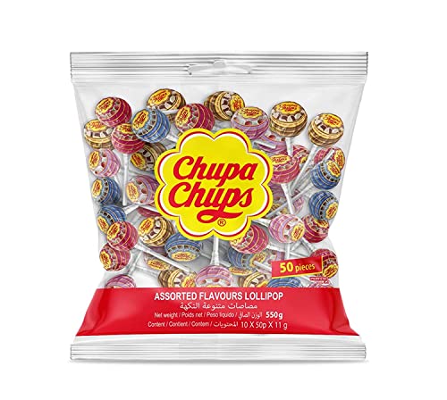 Chupa chups Fruit Lollipops Candy 50 pieces bag