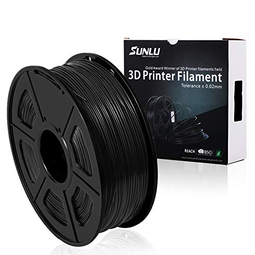 SUNLU ABS Filaments for 3D Printer-Black ABS