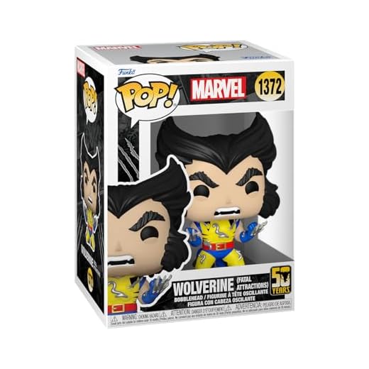 Funko Pop! Marvel: Wolverine 50th – Ultimate Wolverine with Adamantium - X-Men - Figura de Vinilo Coleccionable - Idea de Regalo- Mercancia Oficial - Juguetes para Niños y Adultos - Comic Books Fans