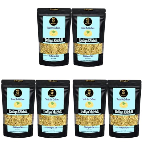 Image of Being Bania Premium Multigrain Daliya, 210g | 100% Natural | High Fiber with Rolled Oats and 8+ grains | Healthy Dalia Khichdi | Diet Food for healthy life (Pack of 6)