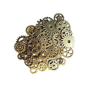 Gram diverse antieke Toestellen van Steampunk Bedels Sieraden Cogs Hanger Klok Wheel Kerstmis voor DIY Crafting Het…