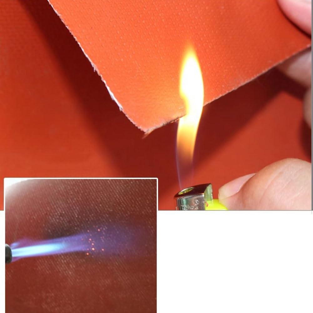 Coperte antincendio, Fibra Di Vetro Coperta Per Saldatura Robusto Coperta Per Saldatori, 1022 °F Fuoco Coperta Ritardante, Coperta Isolante Per L'industriale, Fumatore, Campeggio, Griglia(2MX1MX0.5mm)