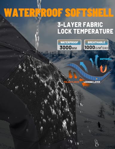TACVASEN Men's Snow Pants