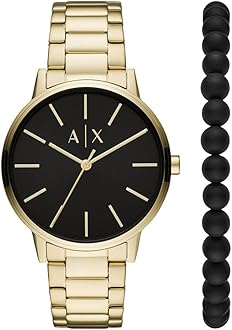 Armani Exchange Watch, Men's Three-Hand, Stainless Steel Watch, 42mm case size