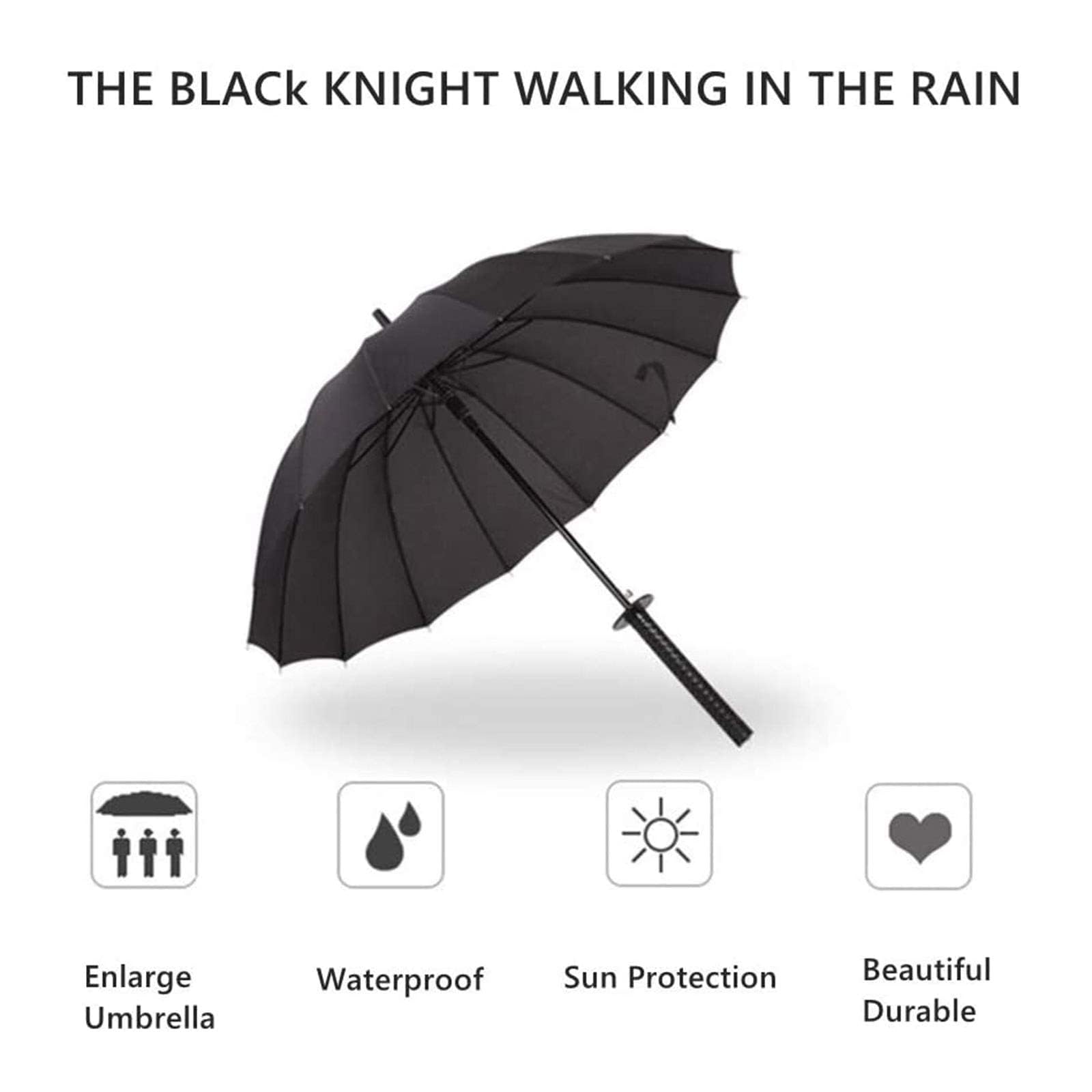 Parapluie De Samouraï Robuste Entièrement Automatique Résistant Au Vent