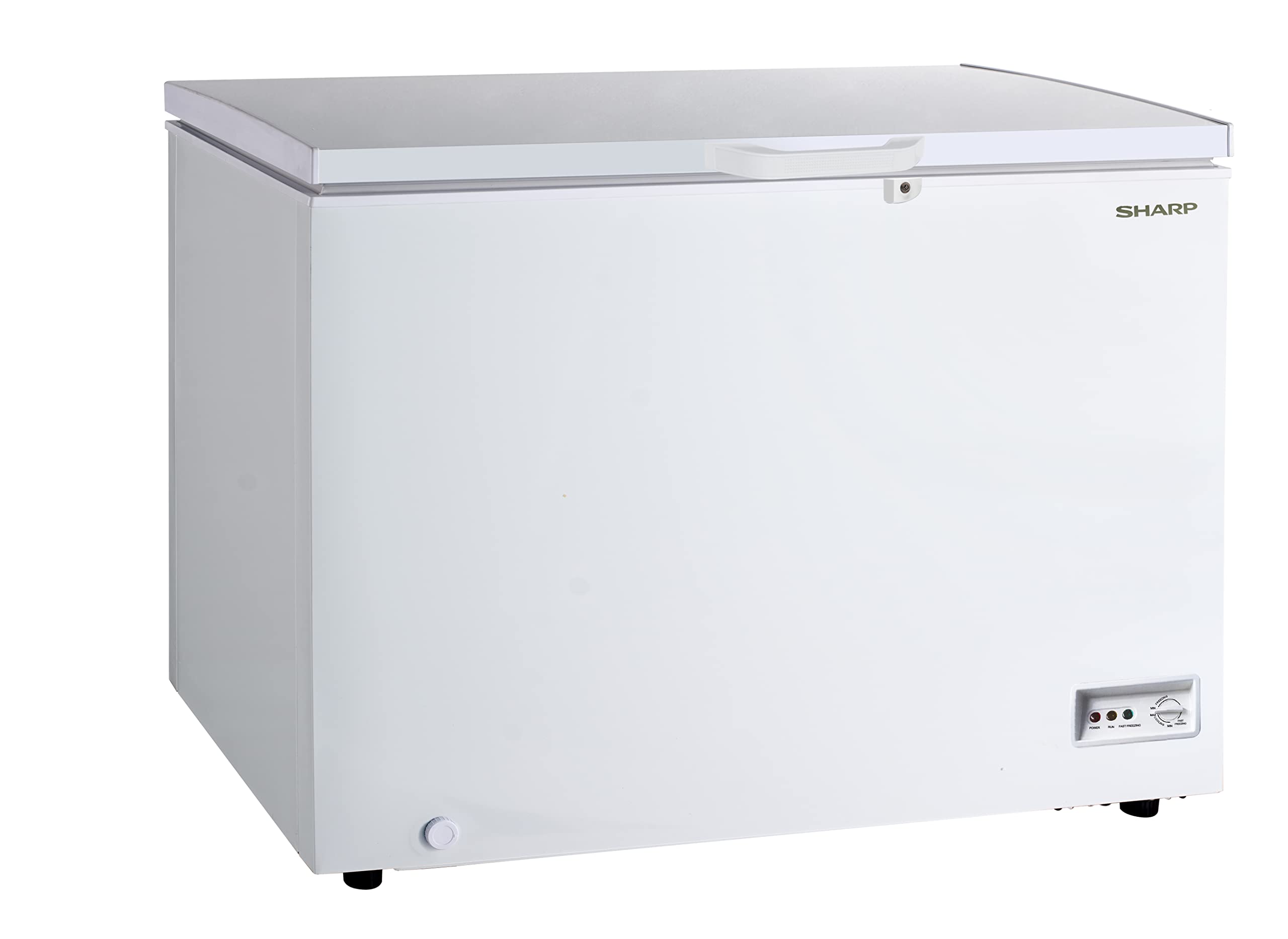 Sharp (490 Liter Gross/354L Net) Large Free Standing Chest Freezer with Built in condenser, White, SCF-K490X-WH3 with 1 Year Brand warranty