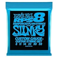 Ernie Ball Slinkys are played by legends around the world including Jimmy Page, Metallica, Eric Clapton, Slash, and more. RPS Slinkys feature a patented winding of brass wire tightly wrapped around the lock twist of the ball-end of the plain strings ...
