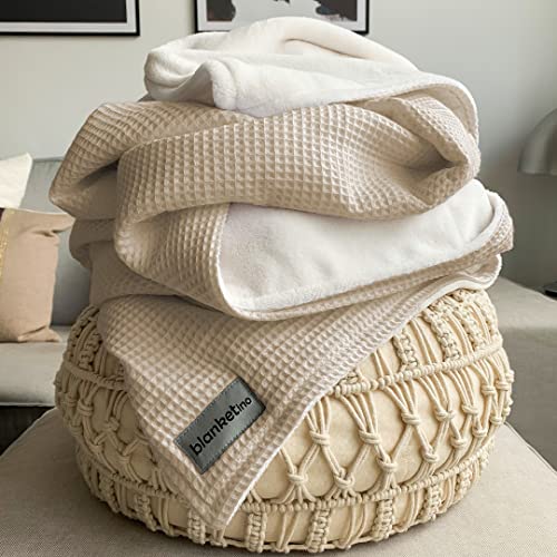 blanketino Couverture douillette pour canapé - 145 x 210 cm