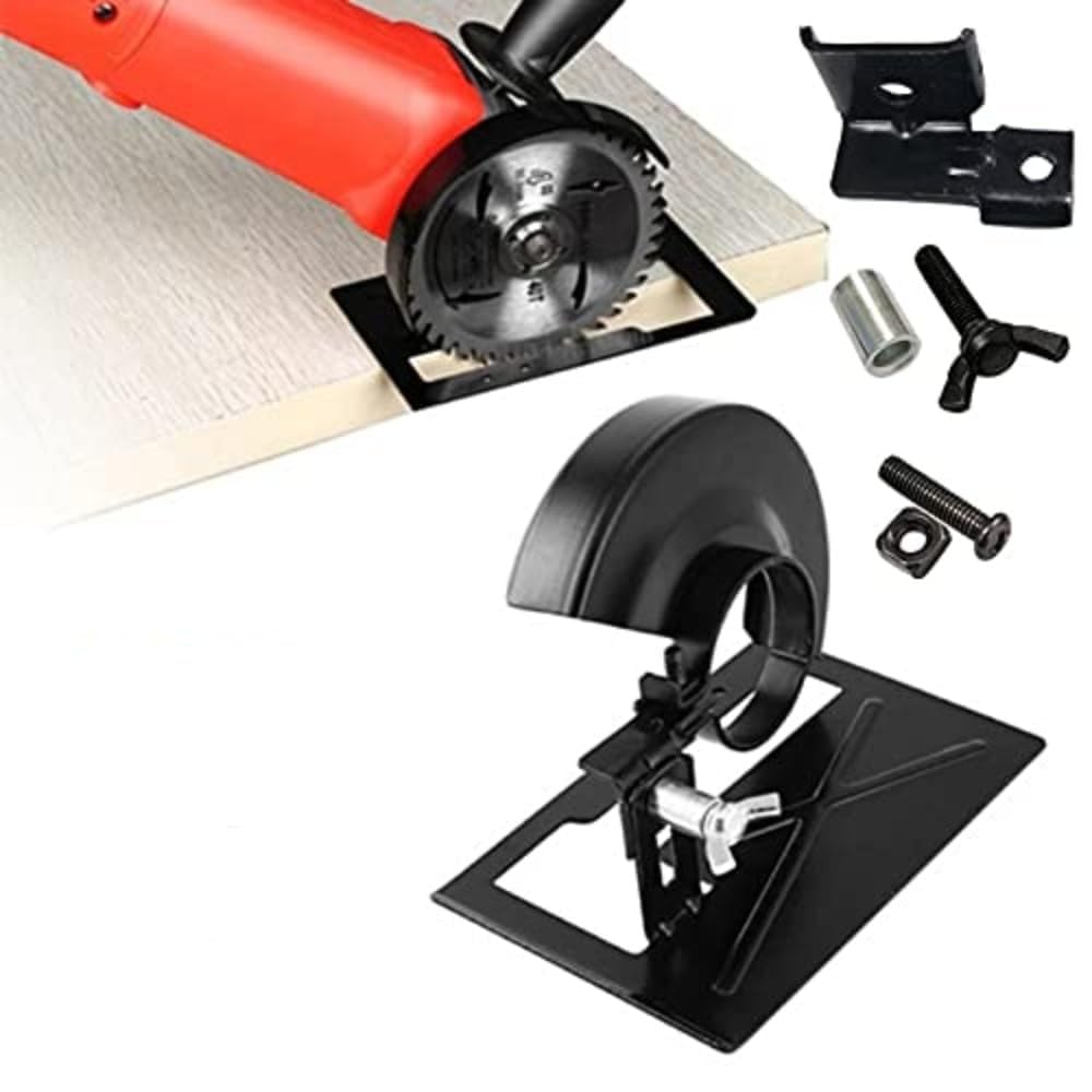 New Special Cutting Bracket Protective Cover for Angle Grinder, 2023 New Angle Grinder Special Cutting Bracket Stand Protective Cover,Angle Grinder Shield Cover for 100-125mm Angle Mill (1PC)
