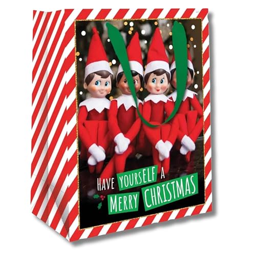Danilo Promotions LTD Official Elf on the Shelf Luxury Gift Bag, Bag Elf on the Shelf, Wrap Elf on the Shelf Bag
