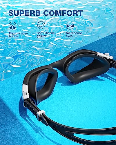 Image of ZIONOR Swim Goggles, G1 SE Swimming Goggles Anti-Fog for Adult Men Women