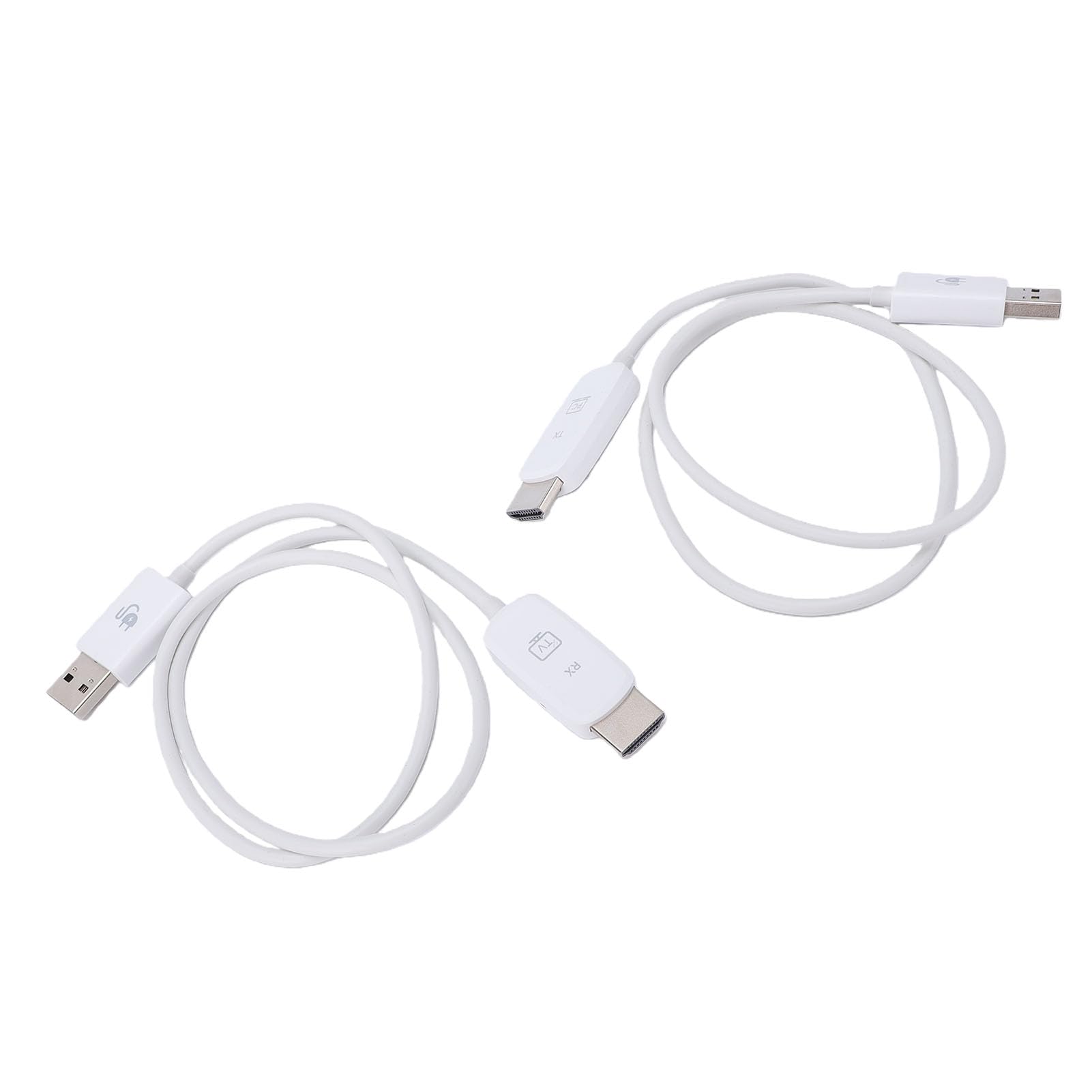 Kit Trasmettitore e Ricevitore HDMI Wireless, Extender Audio Video 1080P 60Hz, Dongle Plug and Play con Portata di 164 Piedi per PC Laptop Monitor TV Proiettore