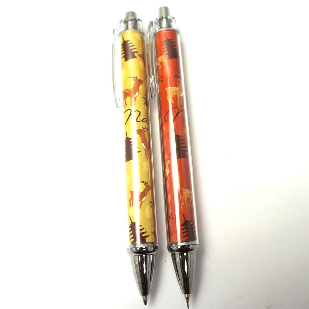 Amazon | 奈良限定 ボールペン・シャーペンセット 鹿 | 油性