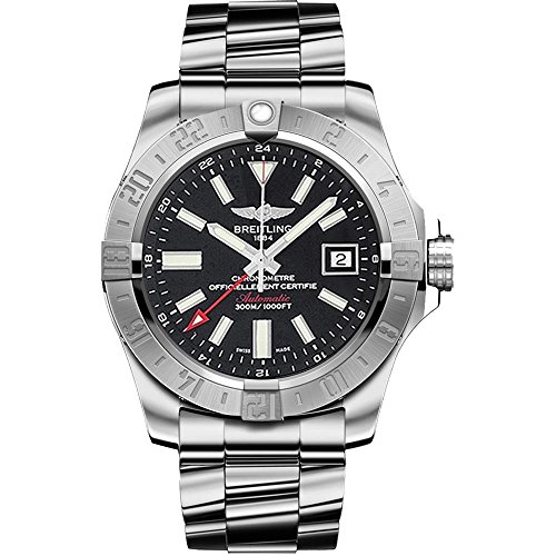 BREITLING AVENGER II GMT RELOJ DE HOMBRE AUTOMÁTICO 43MM DE ACERO A3239011-BC35