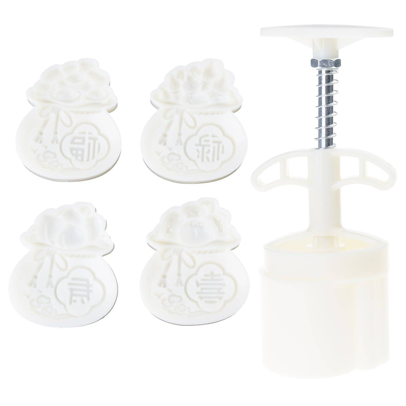 NEWFT Double Size Baking Mould For cakes Cookie And Dessert 4Pcs Kitchen Utensils Feature 50g Capacity