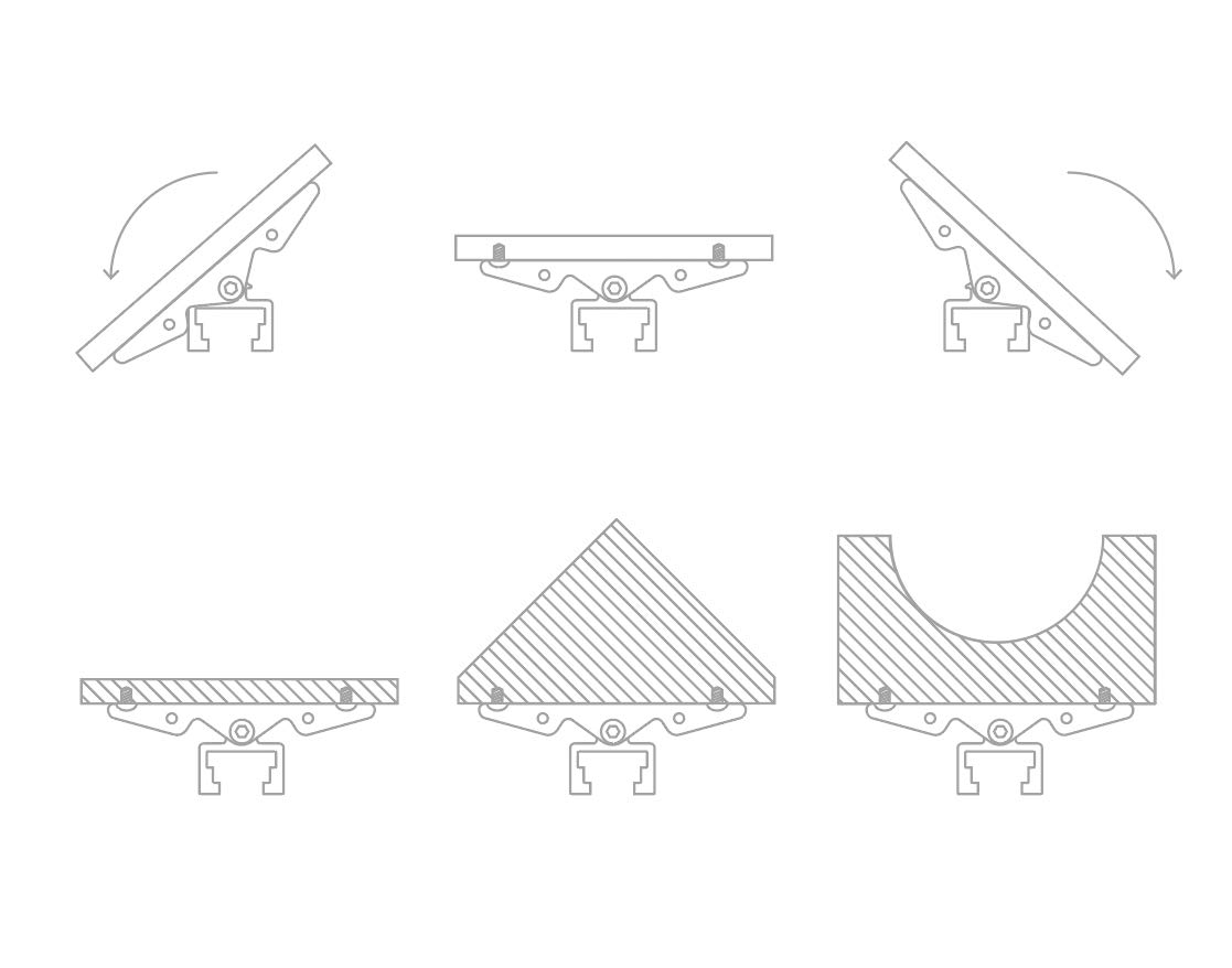 Piher Lot de 4 serre-joints parallèles PRL Longueur de travail 80 cm