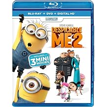 Despicable Me 2 - Blu-ray + DVD + Digital HD + Despicable Me 3 Fandango Cash