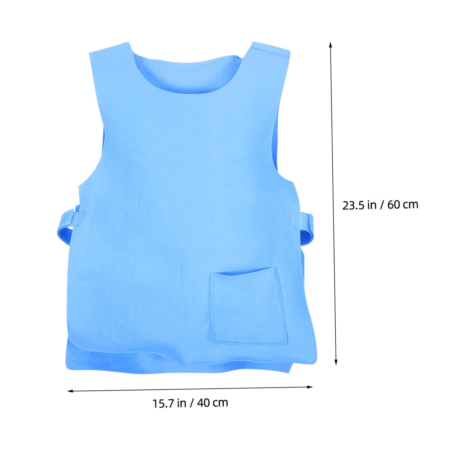 WOONEKY Giubbotto refrigerante per uomo e donna, leggero assorbimento acque, attività estiva sport viaggi ambienti caldi, Blu, 60x40x0.3CM