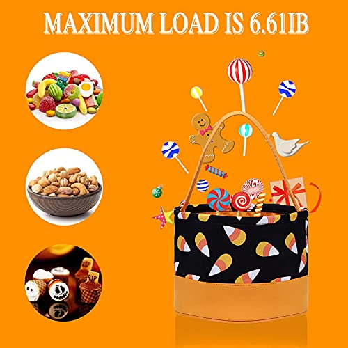 Halloween Candy Basket Bag Halloween Candy Trick or Treat Buckets - image 4