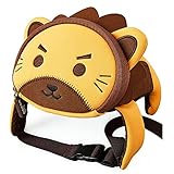 NOHOO Kids Fanny Fack Boys Girls, Toddler Waist Packs Cute Animal Belt Bag Neoprene Waterproof with Adjustable Waist Straps (Lion)