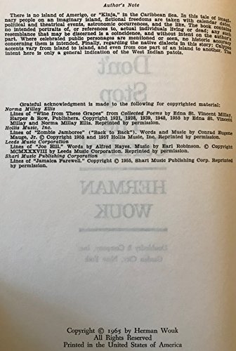 Don't Stop the Carnival B00SCTZ1VY Book Cover