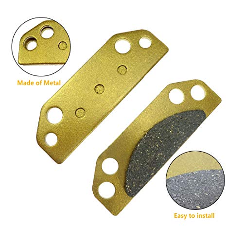 Parking Brake Pad Set, Fits for Polaris Ranger 500 700 800 900 Crew EV XP, 2005-2015 | OE Replacement 2203147, Parking Brake Pad Shoe Set Semi-Metallic - Thumbnail 3
