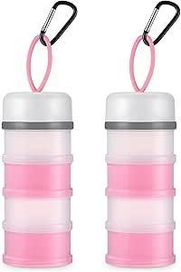 Amazon.com: Baderke 2 Pcs Protein Powder Container with Funnels Stand ...