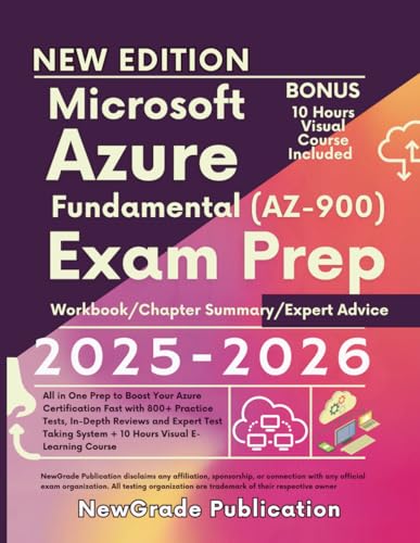 Microsoft Azure Fundamental (AZ-900) Exam Prep 2025-2026: All in ...