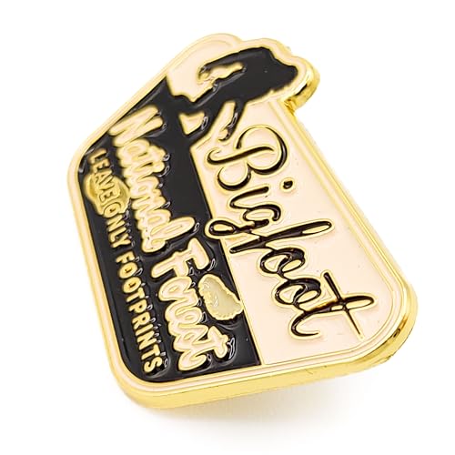 Image of Bigfoot Enamel Lapel Pin - for Fans of Bigfoot and Sasquatch