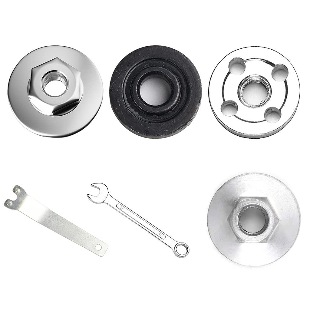 Plaques De Presse Pour Meuleuse D'Angle - Compatible Écrous à Flasque 125 & 100 Mm - Pour Disques Trou 16 Mm Et 20 Mm - 3