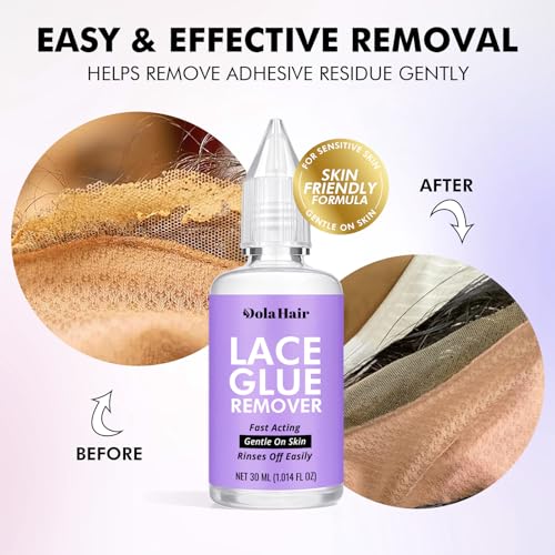 Image of Dolahair Lace Glue Remover for Lace Wigs, Tape-in Extensions Remover, Double-Sided Extension Tape Remover