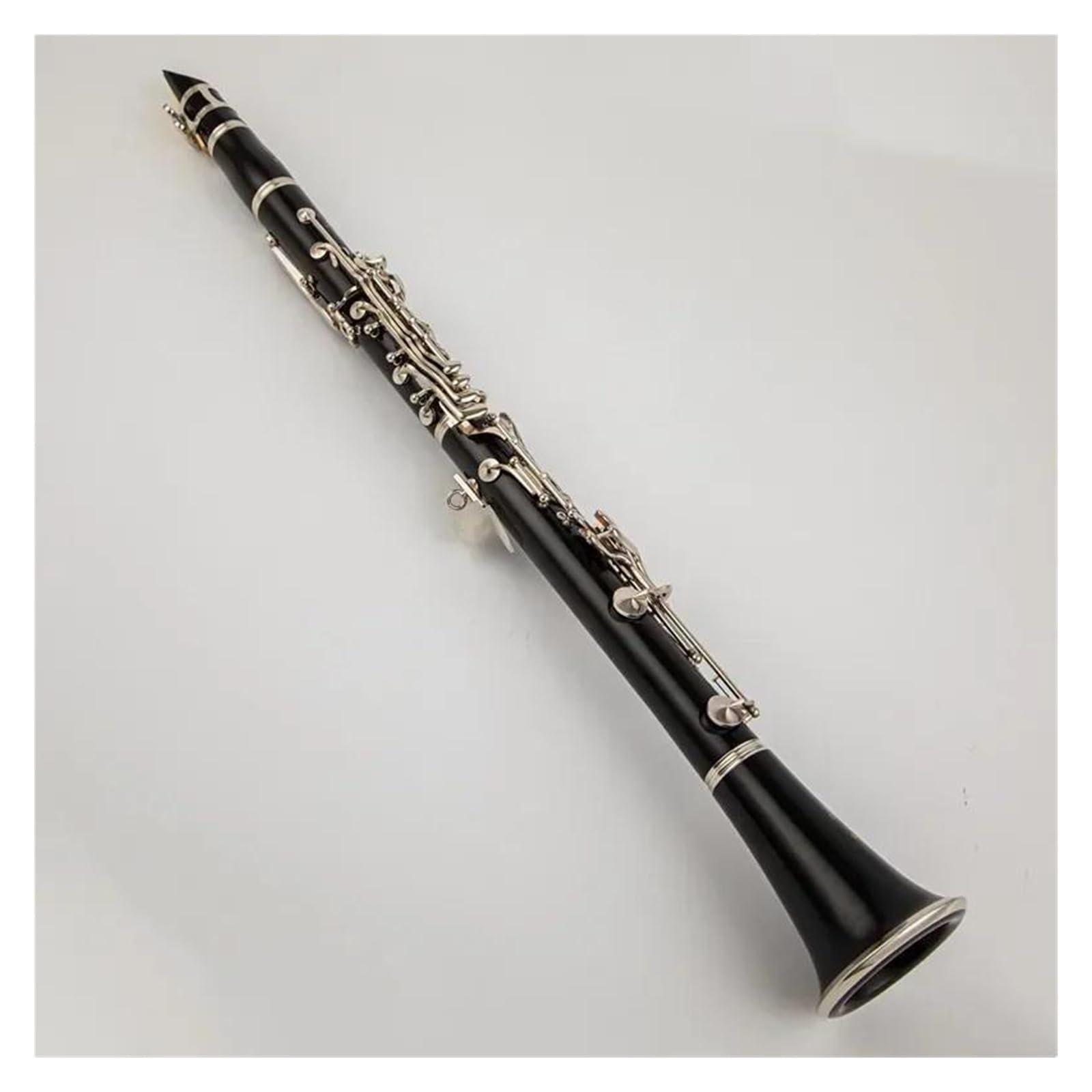 Instrumenty klarnetowe Klarnet Bb 17 Klawiszy B-dur Instrumenty Muzyczne Rurka Bakelitowa Posrebrzany Klarnet
