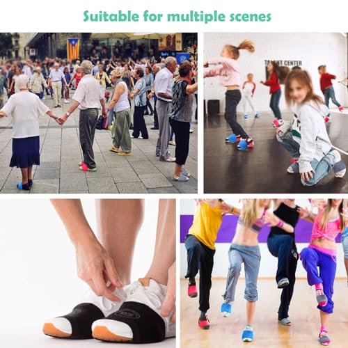 Over Sneakers Socks for Shoes on Smooth Floors, Ballet Dancers Turning Socks, Dance Shoe Cover 5