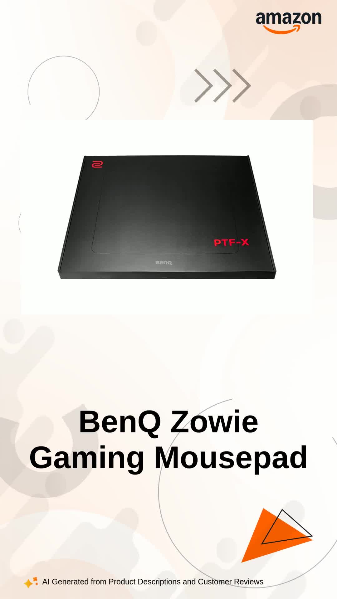 Zowie P-TF-X Esports Gaming Mouse Pad (Black, Small) - Buy Zowie P