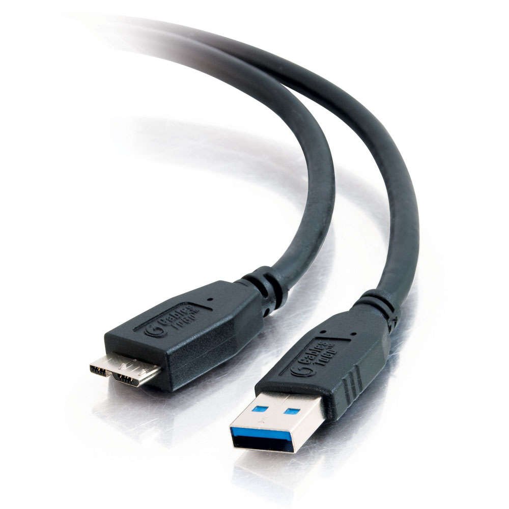 C2G 2M USB 3.0 A Male to Micro B Male Cable