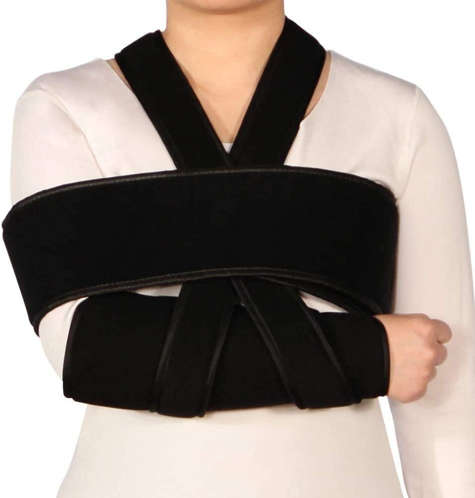 Eslinga de Brazo médico Eslinga de Hombro Ligera, Transpirable, ergonómicamente diseñada Eslinga para Huesos Rotos y fracturados Brazo Ajustable para Reparar Mujeres