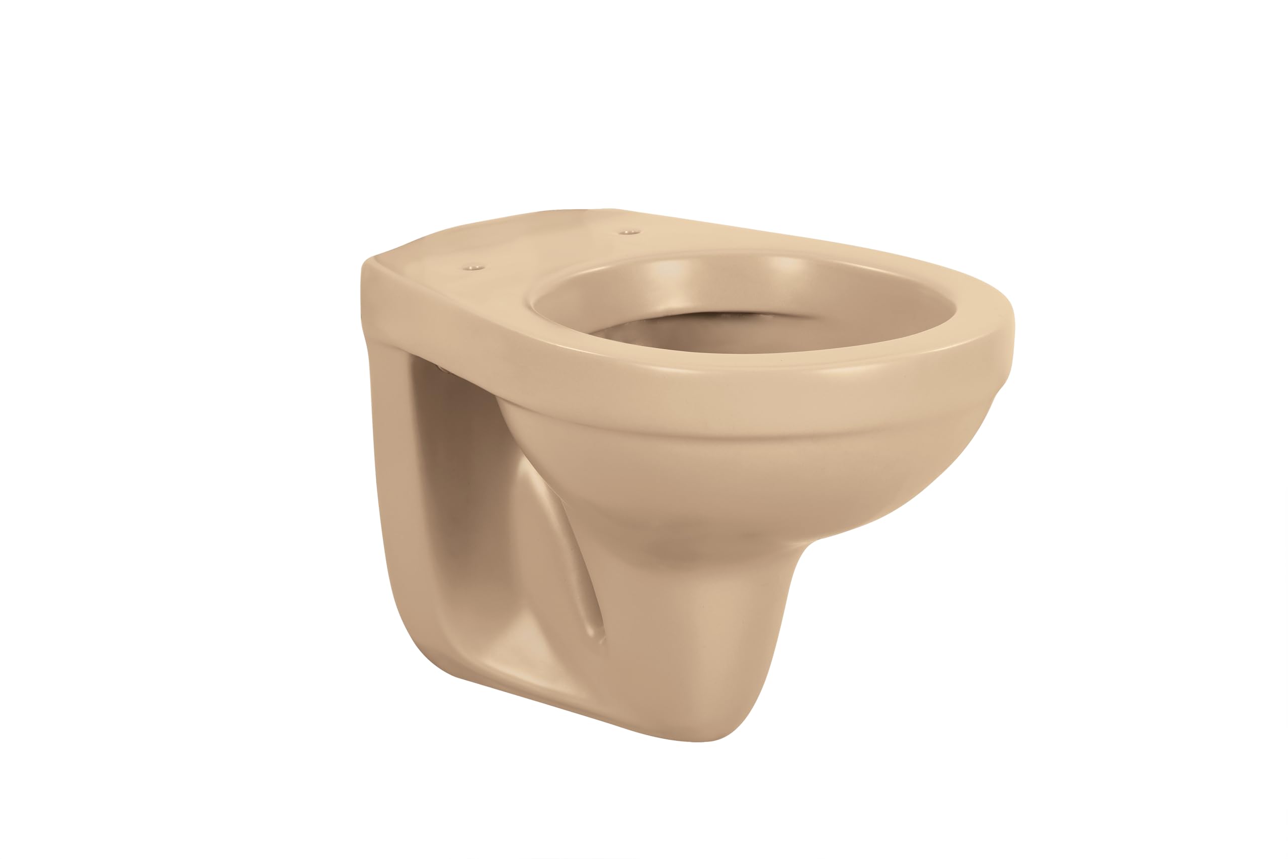 sanicomfort Wand-WC Beige Matt – Spülrandlos, Tiefspüler, ohne WC-Sitz Baumarkt
