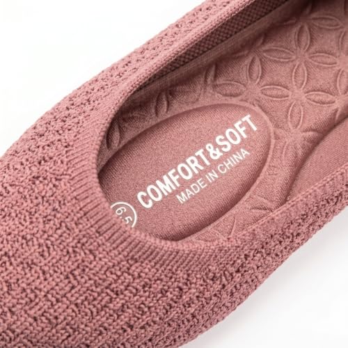 Image of Frank Mully Womens Pointed Toe Flats Knit Dress Shoes Comfort Women Shoes Softable