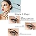 Vanelc Eyebrow Tattoo Pen Microblading Eyebrow Pencil Tattoo Brow Ink Pen a Micro-Fork Tip,Long Lasting,Smudge-Proof Natural Hair-Like Defined Brows and Stays on All Day (Chestnut)