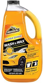 Car Wash & Wax Cleaner by Armor All, Ultra Shine Cleaning Concentrate for Cars, Truck, Motorcycle, 64 Fl Oz
