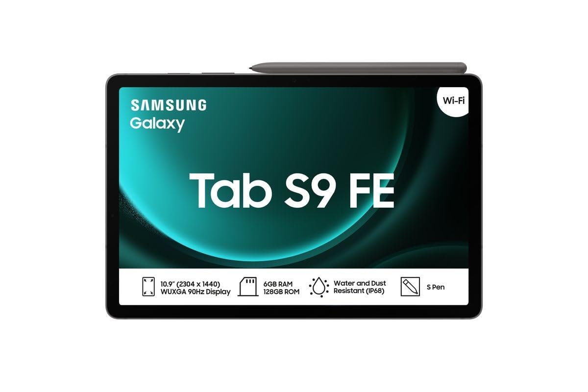 Samsung Galaxy S9 FE X510 128GB Wi-Fi Only 10.9-Inch Tablet, Grey
