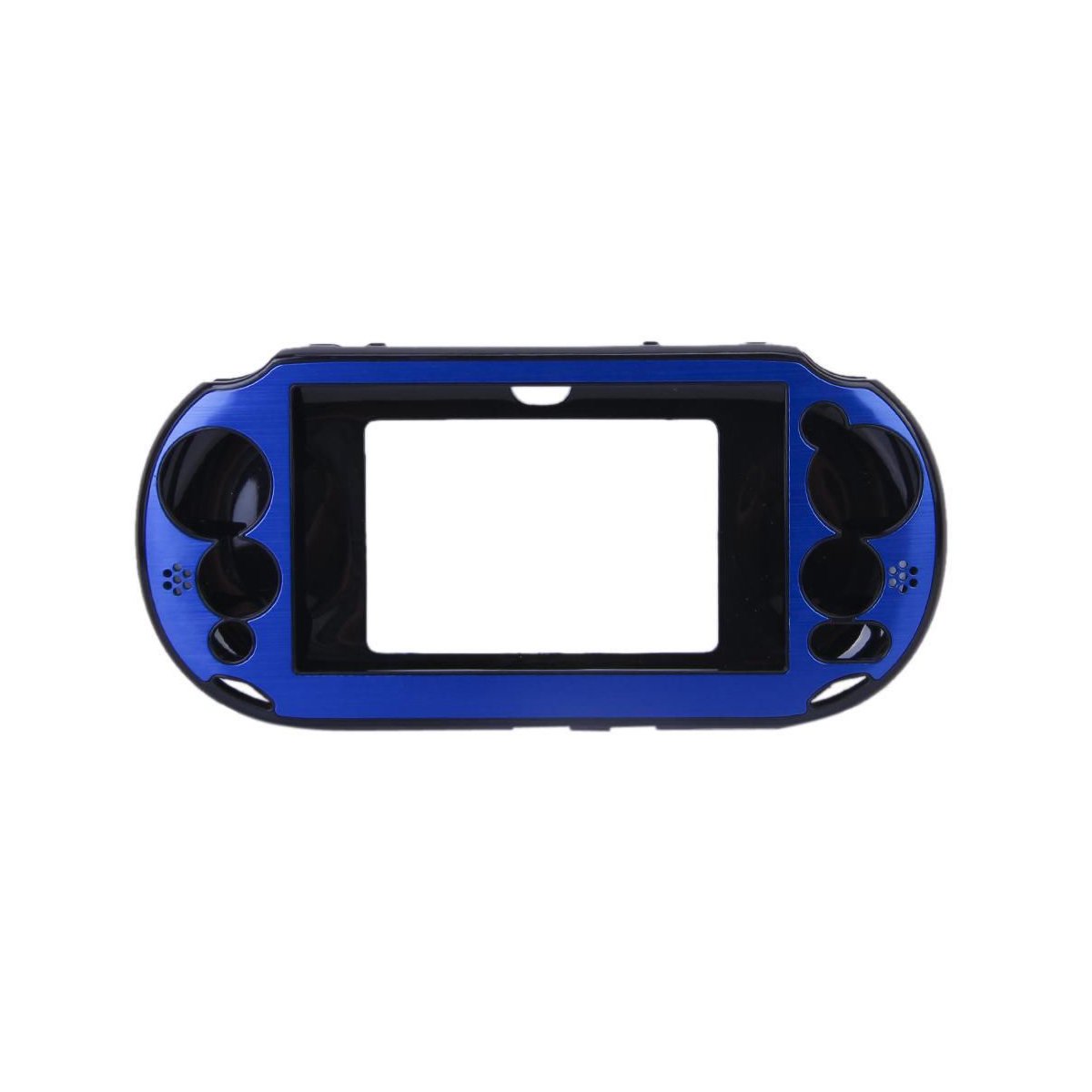 OSTENT Colorful Aluminum Metal Skin Protective Cover Case for Sony PS Vita PSV PCH-2000 - Color Blue