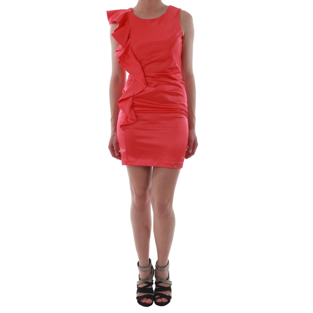 rinascimento women's short dress coral Rinascimento Short Dress in Pink