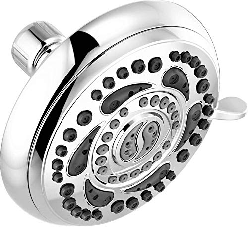 Delta 7-Spray 4-7/8 in. 75784 Fixed Shower Head in Chrome