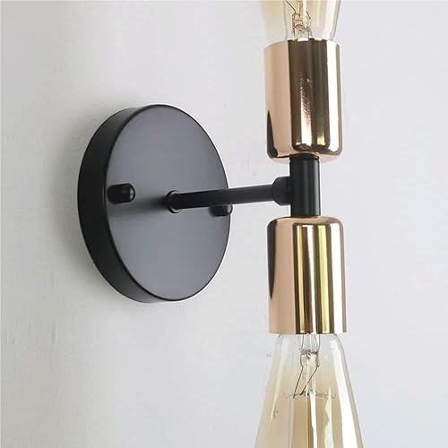Miniatura 7 de Retro Metal Wall Lamp Warm Light 3000K Source Double-Headed Sconce Lantern Wall-Mounted Lamps for Balcony Porch Stair Study Indoor Decorative