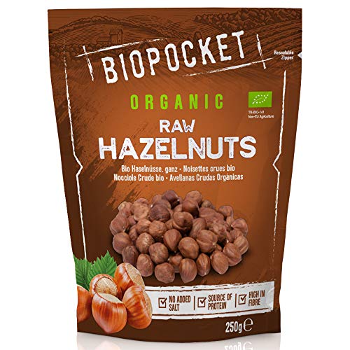 Biopocket Naturkost Rohe Haselnüsse, 3 x 250 g Cover