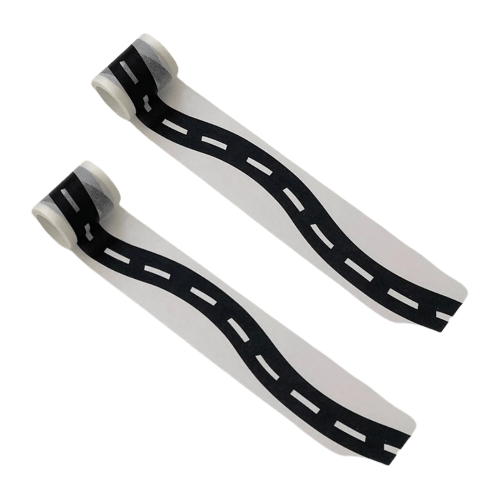 ANNIUP 5 x 500cm Traffic Road Adhesive Removable Washi Masking Tape Sticker DIY Traffic Road Tapes Play for Child Toy Train Track Toy Car(2 rolls) (style 4) — image 1