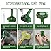 Cat/Dog Deshedding Brush with Water Spray and Steamer - Grooming Tool for Shedding Hair Removal (Christmas Green)