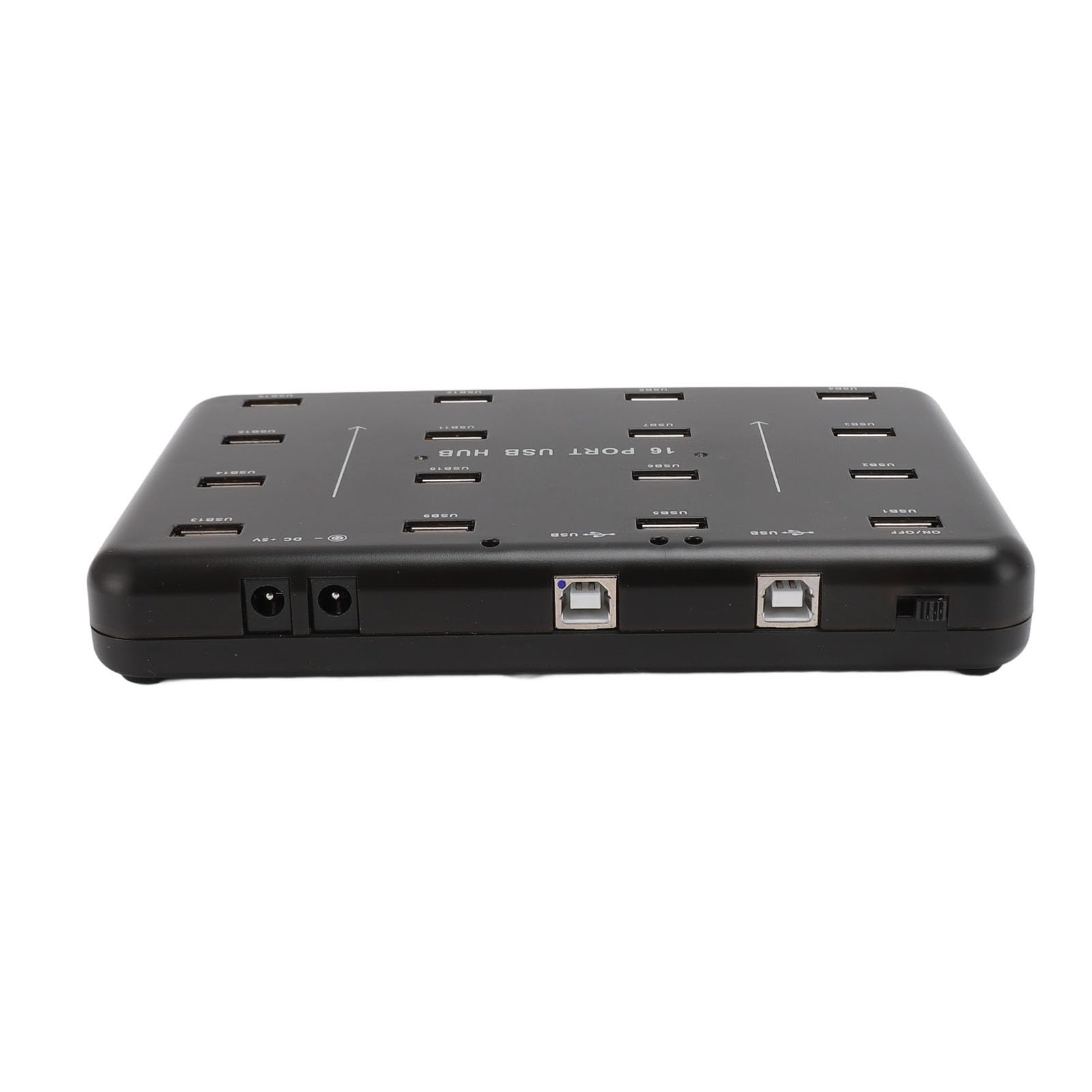 Quemador Clonador Duplicador de Unidad Flash USB, Concentrador USB de 16 Puertos, Copiadora de Unidad Flash USB 2.0, para Tarjeta SD TF, Unidad Flash USB, HDD (Enchufe de la UE)