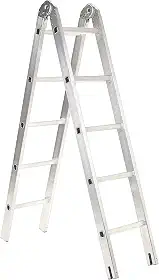 Escada Multifuncional de aluminio 10 degraus 3mts